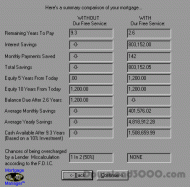 Mortgage Manager Reduction 2000 screenshot